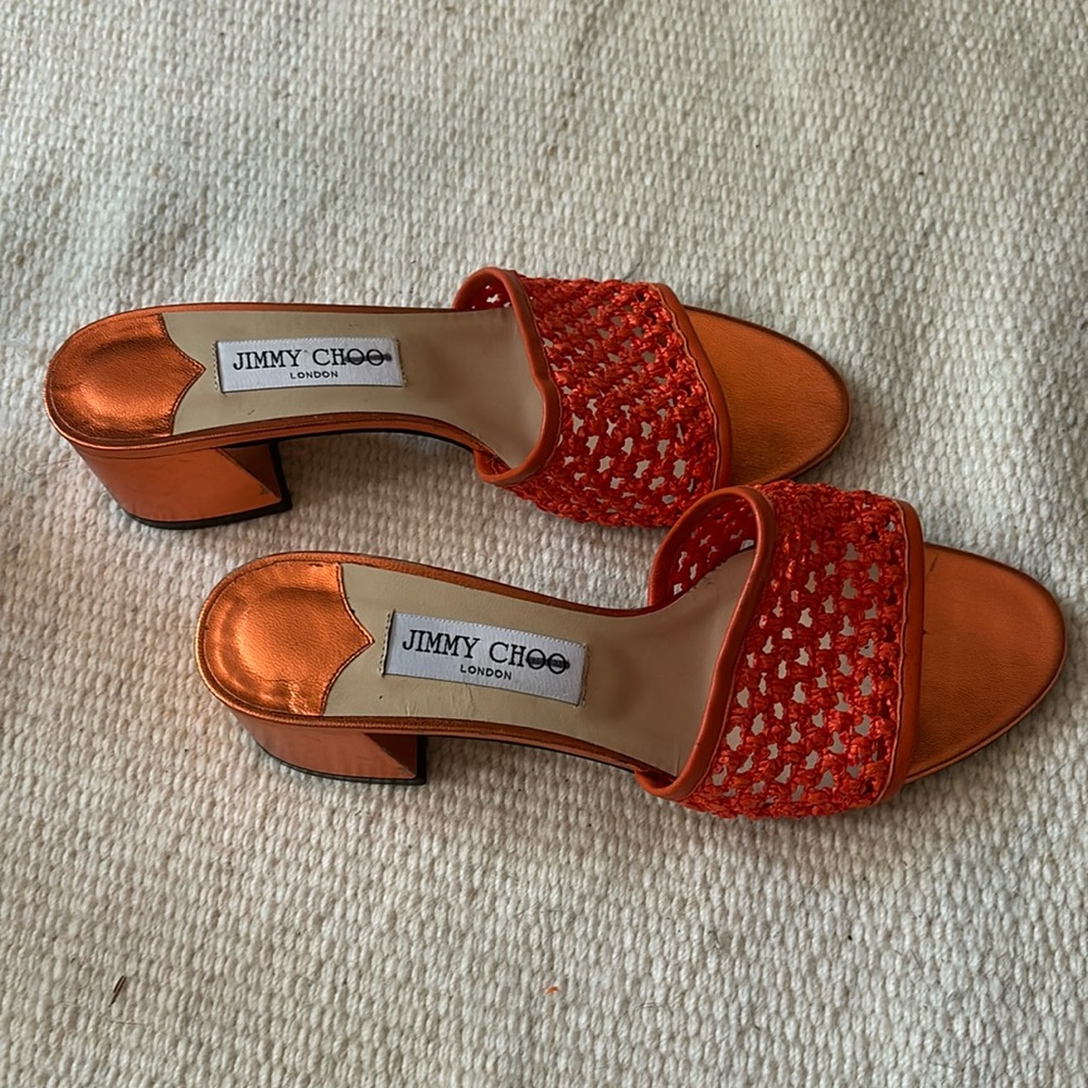 Jimmy Choo kitten heel summer sandal